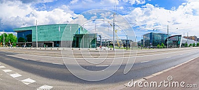 Helsinki Music Center Musiikkitalo, and the Museum of Contempo Editorial Stock Photo