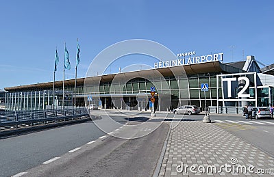 Helsinki Vantaa Airport Finland Editorial Stock Photo