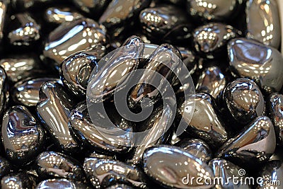 Hematite mineral collection Stock Photo