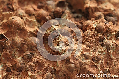 hematite mineral texture Stock Photo