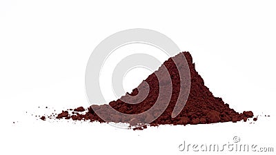 Hematite powder Stock Photo