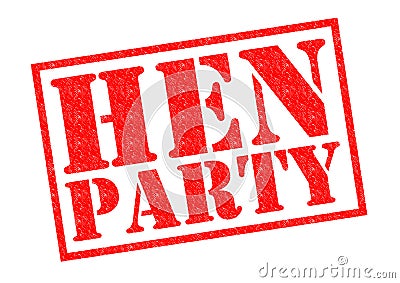 HEN PARTY Stock Photo