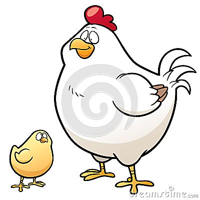 Hen Vector Illustration