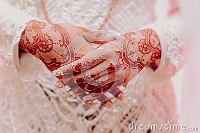 Hena weding prawed photos poto Stock Photo