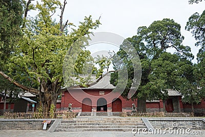 Huishan Temple in Dengfeng, Henan, China. It is part of UNESCO World Heritage Site - Historic Monuments of Dengfeng. Stock Photo