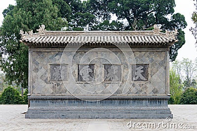 Huishan Temple in Dengfeng, Henan, China. It is part of UNESCO World Heritage Site - Historic Monuments of Dengfeng. Stock Photo