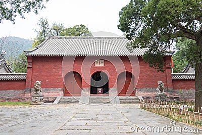 Huishan Temple in Dengfeng, Henan, China. Stock Photo