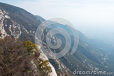 Mt.Songshan Scenic Area. a famous historic site in Dengfeng, Henan, China. Stock Photo