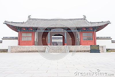 Yingtian Academy at Shangqiu Ancient City. a famous historic site in Shangqiu, Henan, China. Stock Photo