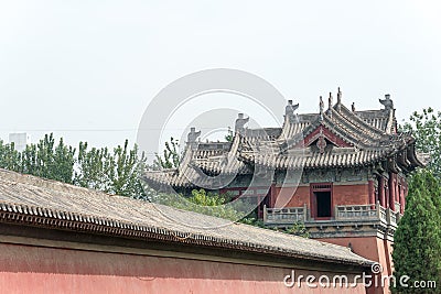 Yongzhao Tomb. The Imperial Tombs in the Northtern Song Dynasty. a famous historic site in Gongyi, Henan, China. Stock Photo