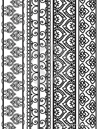 Henna Borders Stock Ph...