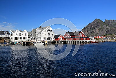 Henningsvaer, Norway Stock Photo