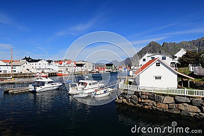 Henningsvaer, Norway Stock Photo