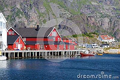 Henningsvaer, Norway Stock Photo