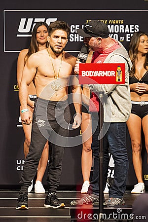 Henry Cejudo interview Editorial Stock Photo