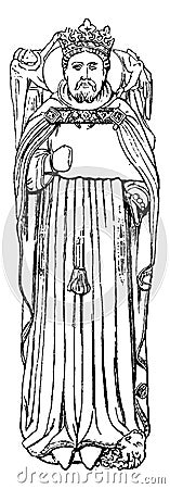 Henry IV, vintage illustration Vector Illustration