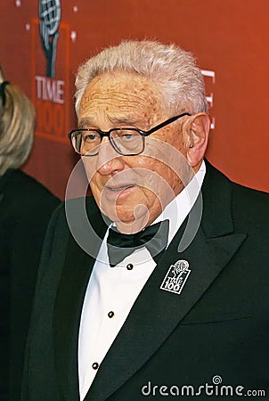 Henry Kissinger at 2007 Time 100 Most Influential People Gala in New York City Editorial Stock Photo