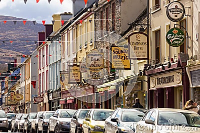 Henry St. Kenmare. Kerry. Ireland Editorial Stock Photo