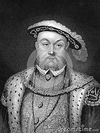 Henry VIII King of England Editorial Stock Photo