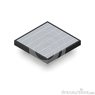 HEPA Air Filter icon Vector Illustration