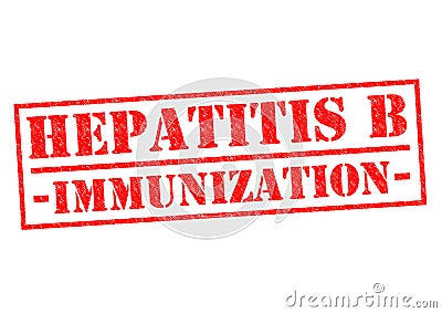 HEPATITIS B IMMUNIZATION Stock Photo