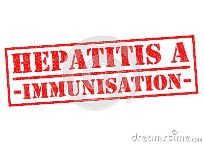 HEPATITIS A IMMUNISATION Stock Photo