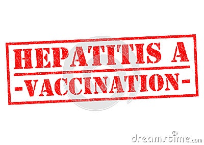 HEPATITIS A VACCINATION Stock Photo