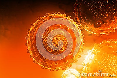 Hepatitis virus Stock Photo