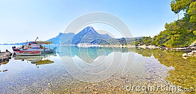 Heraion lake - Vouliagmeni Loutraki Greece Stock Photo