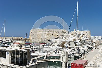 Heraklion port Editorial Stock Photo