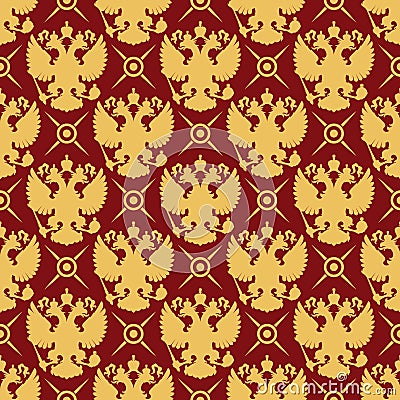 Heraldic vector background seamless Vector Illustration