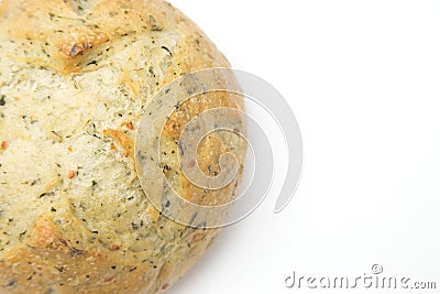 Herb Artisan Bread Stock Photo