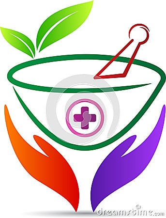 Herbal care logo Vector Illustration