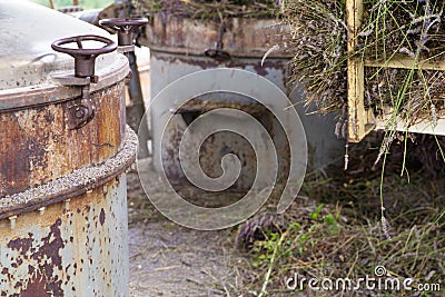 The herbal essences distillery. Stock Photo