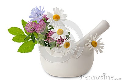 Herbal medicine Stock Photo