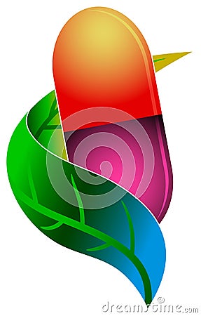 Herbal Medicine Logo Stock Photography - Image: 20065212