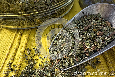 Herbal Mint Tea Stock Photo