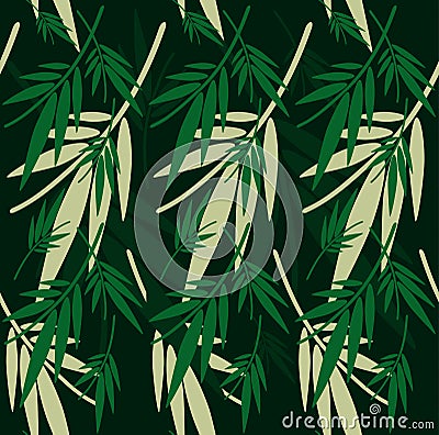Herbal seamless background Vector Illustration