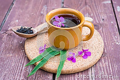 Ivan tea or chai Stock Photo