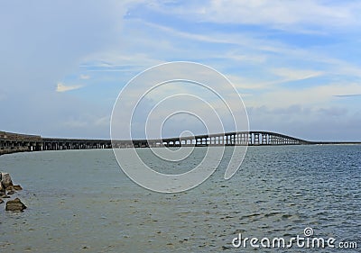 Herbert C. Bonner Bridge Outer Banks North Carolina Stock Photo