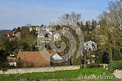 Herblay sur seine, kthe picturesque city Editorial Stock Photo