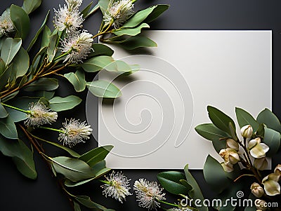 Herbs composition background Stock Photo