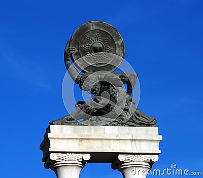 Hercules monument, Ecija, Spain. Stock Photo