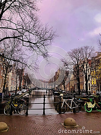 Here in Amsterdam, the joy of free life. Editorial Stock Photo