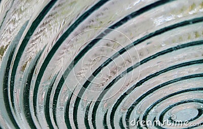 Background of stretched circles Stock Photo