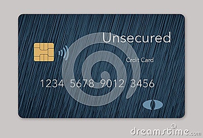 Here is a mock generic credit card Stock Photo