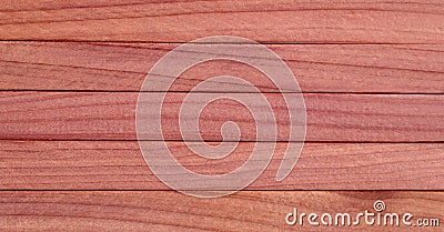 Red cedar wood blocks Stock Photo