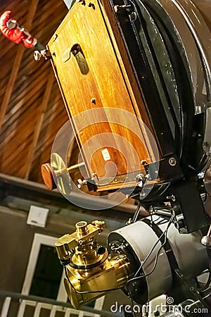 Here is a 14x17-inch for a telescope camera Stock Photo
