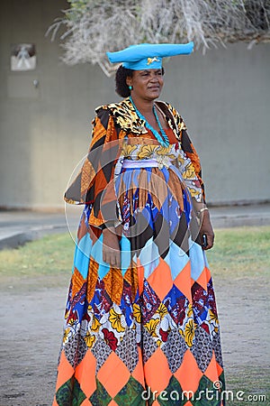 Herero Woman Editorial Stock Photo