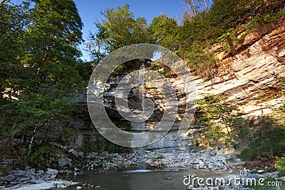 Herisson Waterfalls, Cascades du Herisson Stock Photo